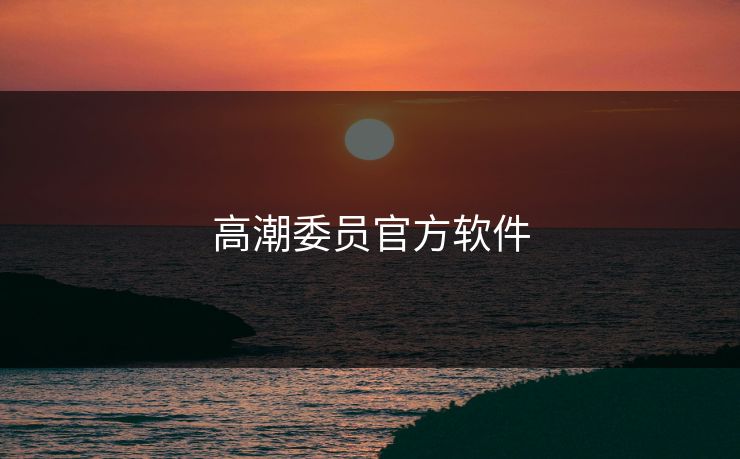 高潮委员官方软件